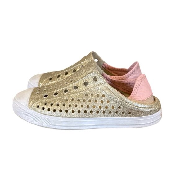 Skechers Foamies Guzman Steps Clogs Good Pink Glitter  Girls Size 1 Water shoes - Picture 1 of 11